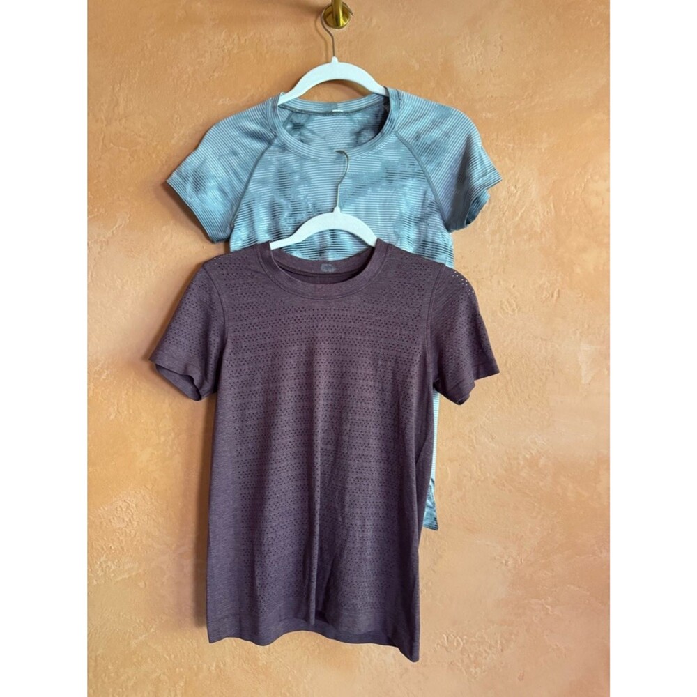 Lululemon Workout Top Bundle Size 6–8 Athletic Tee Short Sleeve Set